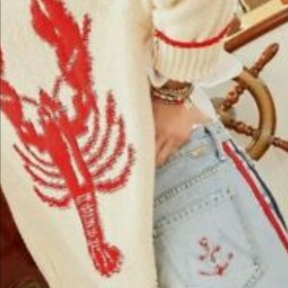 MOTHER “EASY DOES IT” shorts in thank again racer with anchor size 28 NWT - Picture 3 of 6